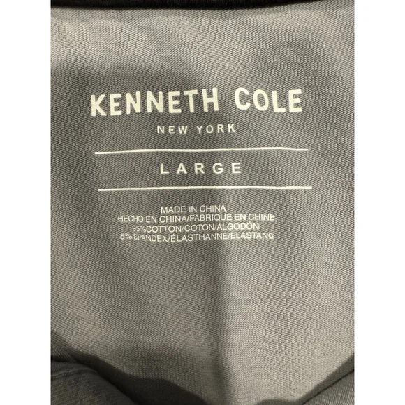 Kenneth Cole Men's T-Shirt, Size Large, Light Blue/Gray - Picture 6 of 8